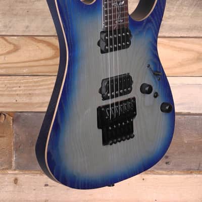 Ibanez RG J.Custom RG8620AH Electric Guitar Ghost Fleet Blue Burst w/ Case image 2