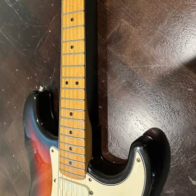 LACE Fender American Strat Plus Deluxe Electric Guitar Sunburst - Vintage 1989 image 7
