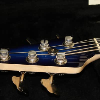 G&L L-2500 Fretless 2015 Blueburst 5-String Bass W/ Hard Case image 3