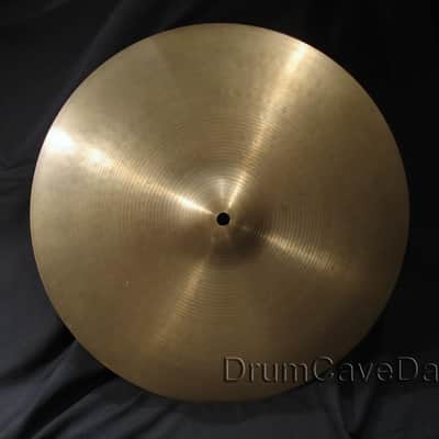 16" VINTAGE ZILDJIAN A series CRASH CYMBAL, 1128 grams, GREAT CONDITION! BENDABLE THIN, DEMO VIDEO! image 1
