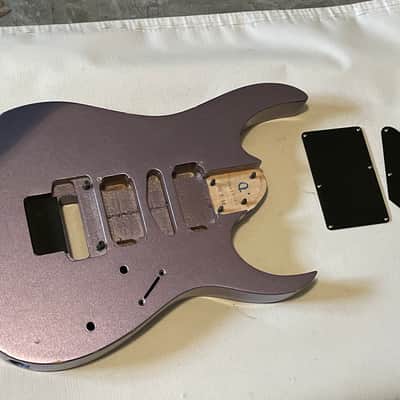 2000 Japan Ibanez RG470 Metallic Purple Basswood Guitar Body Floyd Ready (Finish Chips)