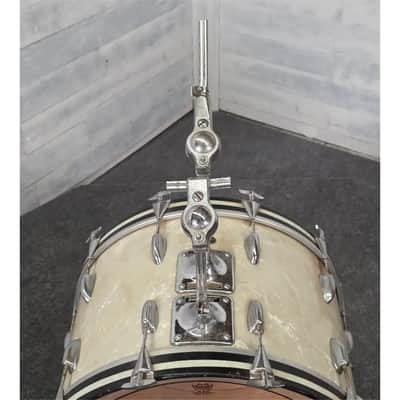 Used Vintage Slingerland Avante 60n 6pc Drum Set White Marine Pearl w/COB Snare - Good image 5
