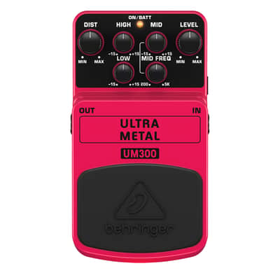 Behringer UM300 Heavy Metal Distortion Pedal image 1