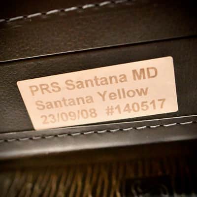 PRS Santana MD II 2004 - Vintage Yellow image 18