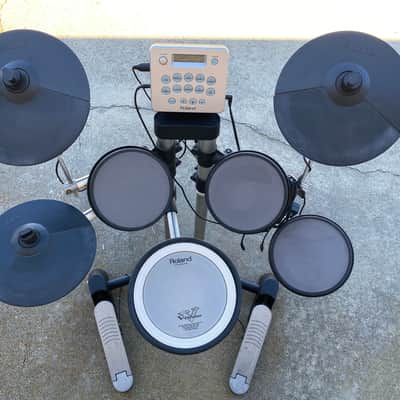 Roland HD-3 V-Drums Lite Electronic Drum Set 2010s - Black image 3