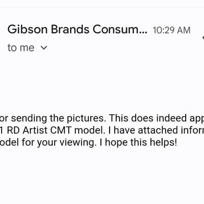 Gibson RD Artist CMT 1981 - Heritage Cherry Sunburst image 12