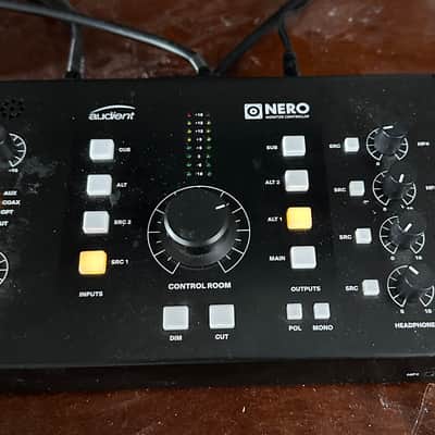 Audient Nero Desktop Monitor Controller 2019 - Black and Gray image 1