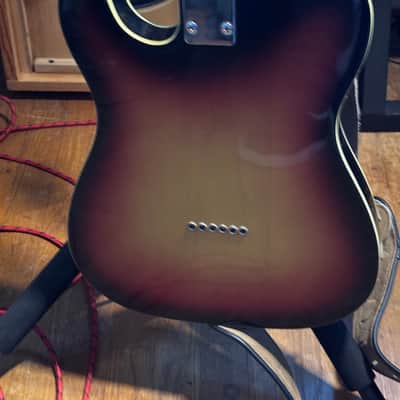 VINTAGE 1975 FERNANDES FTE 70 “BURNY OLDS” TELE  YELLOW SUNBURST ALL ORIGINAL. EXCELLENT CONDITION. MIJ image 7