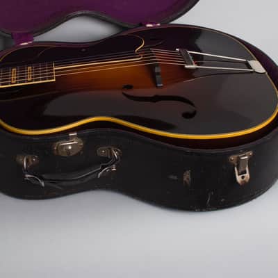 Bacon & Day  Ne Plus Ultra Troubadour Model 2M Arch Top Acoustic Guitar (1934), ser. #33939, original black hard shell case. image 13