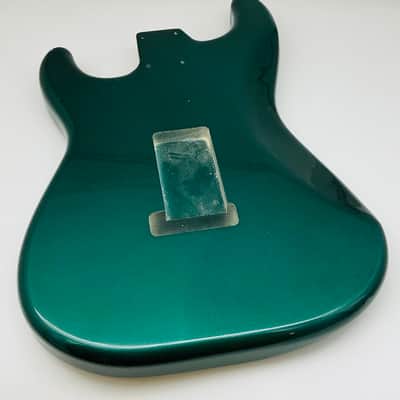 Show Me Nitro Finishes 4lbs 5oz Nitro Lacquer S-Style - Dark Sherwood Green image 7
