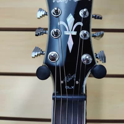 Hagstrom Tremar Viking Deluxe Electric Guitar - Gloss Black (Demo Unit) image 4