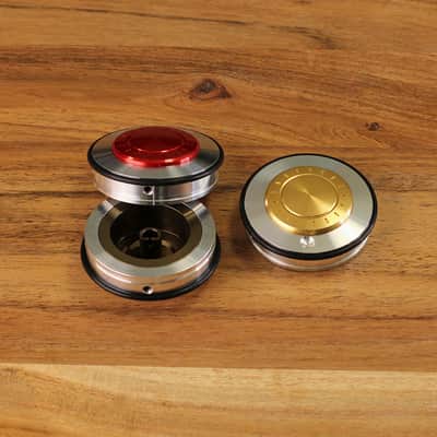 Billet Aluminum MPC 2000XL Jog Data Wheel Upgrade | Akai Red 2-Tone image 5