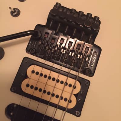 Carvin DC135 w/ Carvin/Kahler Floyd Rose + More! 1993 Antique White Kiesel image 9