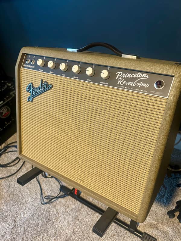 Fender '65 Princeton Reverb Reissue "Golden Hour" FSR Limited Edition 12-Watt 1x10" Guitar Combo 2017 - Tan / Wheat image 1