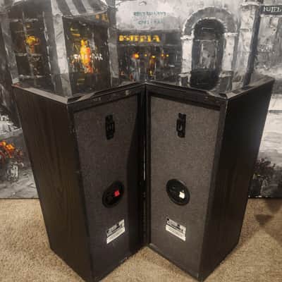 Onkyo Onkyo SKF-590N, SKC-590N Speaker Set 90s  - Black wood image 5
