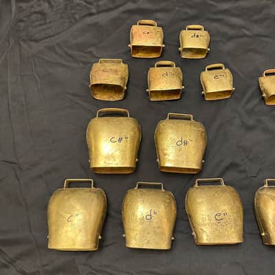 Almglocken Alpine Bells Tuned Cowbells, 2 OCTAVES (26 Bells), C'' to C'''' image 2