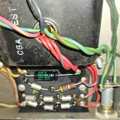 Fender Bandmaster 40-Watt 2-Channel 2x12" Piggyback Guitar Amp 1965 Black Panel image 11