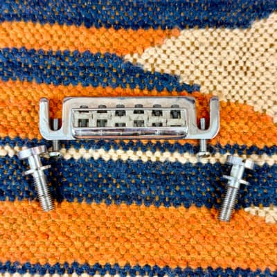 Used Leo Quan Badass Wraparound Guitar Bridge Chrome 1980's Vintage Wrap Bad-Ass image 1