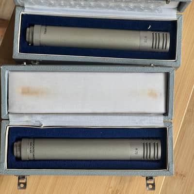 Microtech Gefell RFT M70 MV691 vintage condenser microphones stereo pair image 1