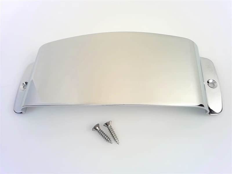 True Custom Shop® 4 String Chrome Neck Pickup Cover for Fender Jazz Bass image 1