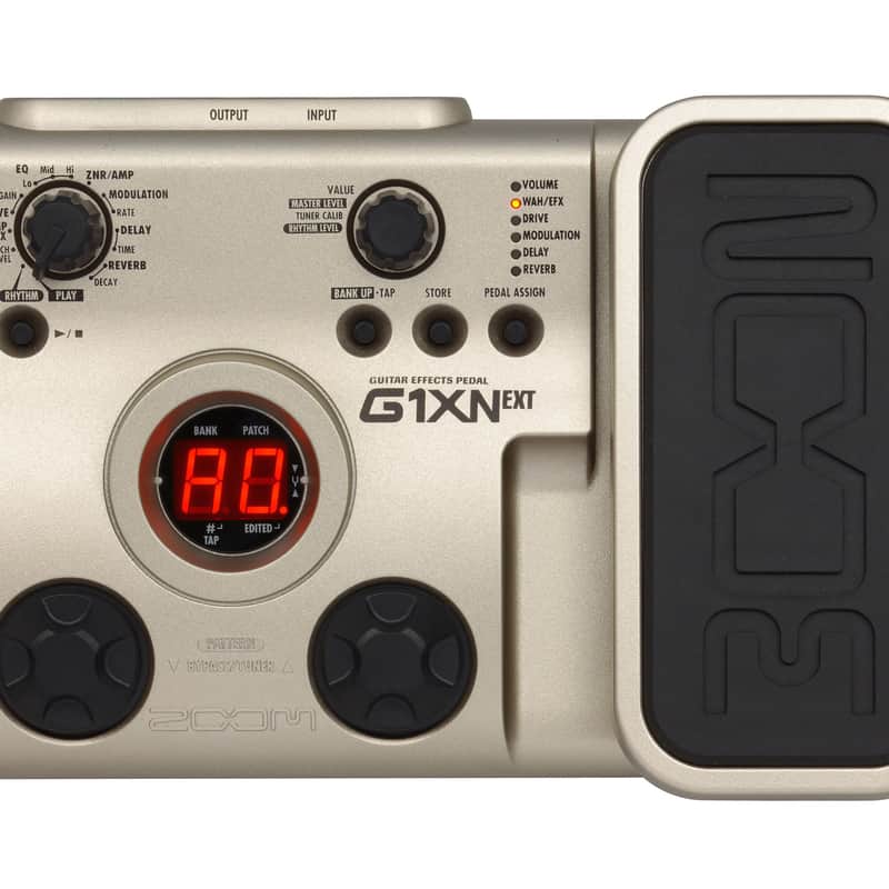 2000s Zoom G1XN Guitar Effects Pedal Gold