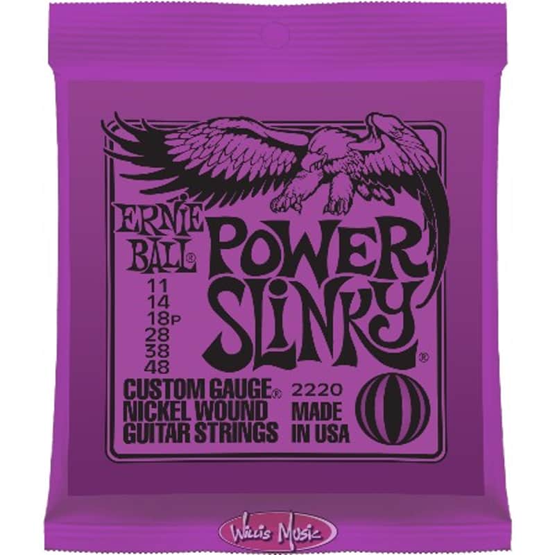 Ernie Ball Power Slinky Nickel Wound Electric Guitar Strings 11-48 image 1