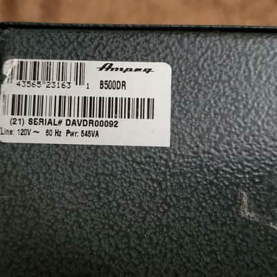 Ampeg B500DR 500-Watt Programmable Bass Amp image 8