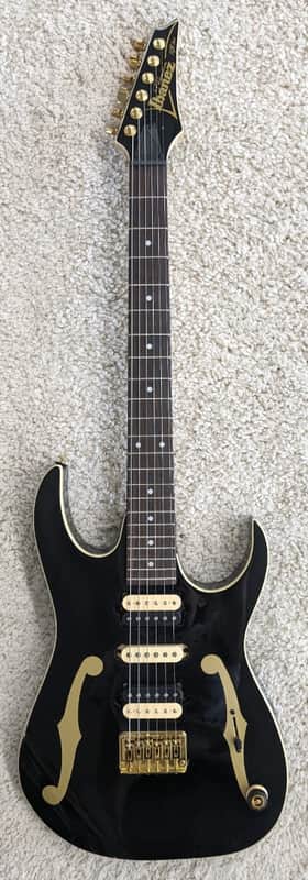 Mint Ibanez Paul Gilbert Signature Model PGM50BK Electric Guitar, Black Finish w/Bag image 1