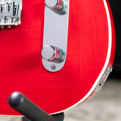 Squier Affinity Series Telecaster FMT SH Electric Guitar - Crimson Red Transparent image 10