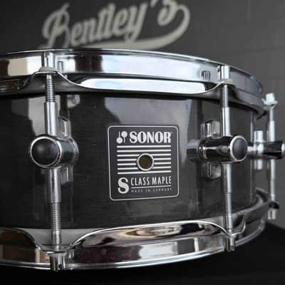 SONOR S Class Maple 5x14 Snare Drum in Ebony Gloss Lacquer (Rm 4) image 2