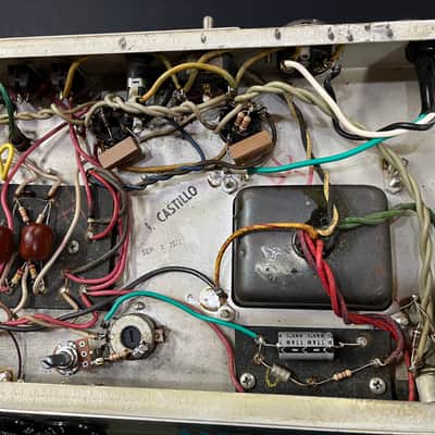 Fender Bassman 2-Channel 50-Watt Guitar Amp Head 1971 - Silverface image 2