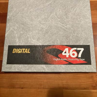 Quantegy 467 1/2" Digital Audio Tape- New in box w/ sealed cellophane. From original owner - stored in Professional Studio tape library image 2