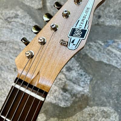 Waterslide Guitars T-Style Coodercaster 2022 Aged Sonic Blue NEW (Authorized Dealer) image 8