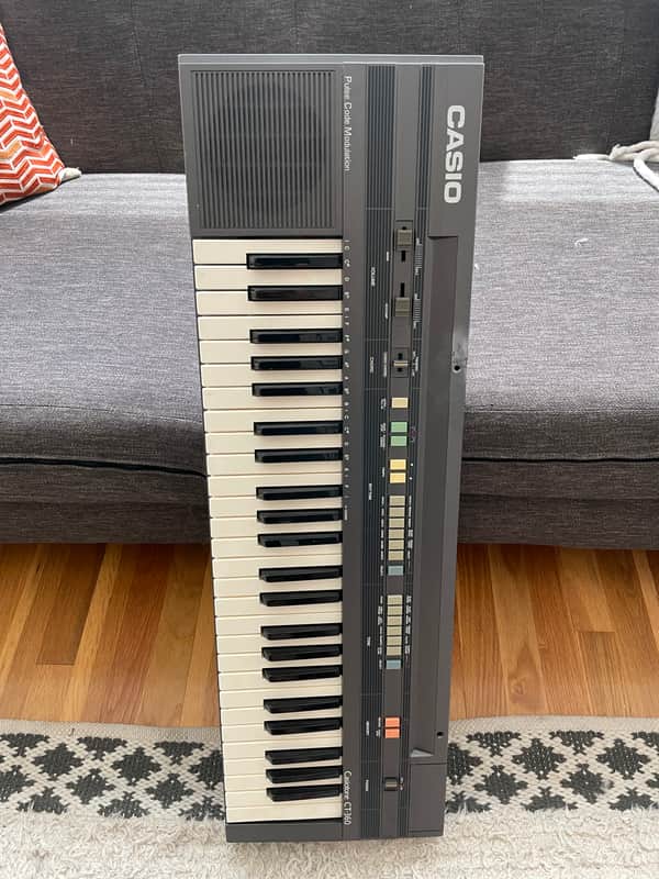 Casio CT-360 Casiotone 49-Key Synthesizer 1980s - Black image 1