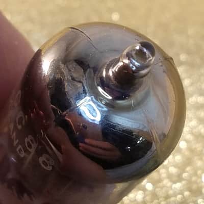 Amperex 6DJ8 tNOS AT1000 TESTED Vacuum Tube Heerlen Small Halo Getter GA7 GAA GAC Bugle Boy T4bb ECC88 dual triode 1962-1968 image 6
