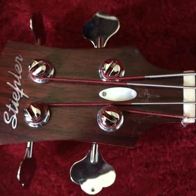 Stiehler Left-Handed Les Paul Bass (Custom 109), Tweed Case Included image 3