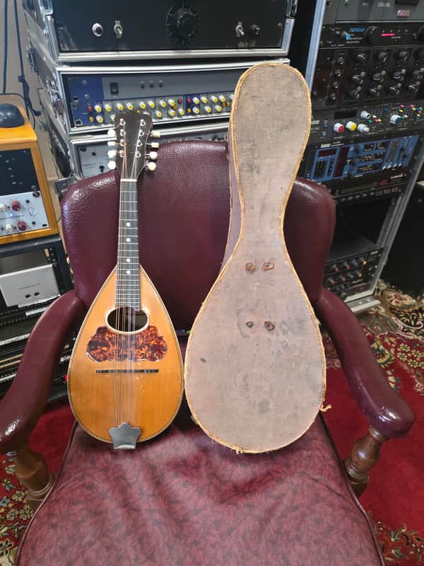 Washburn Cremonatone 215 Bowlback Mandolin w Original Case 1890s-1910s image 1