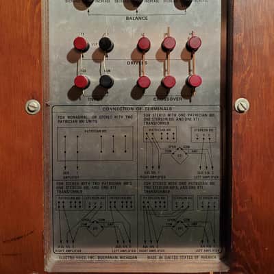 Electro/Voice Very Rare Patrician 800 Traditional , 4 way ,Vintage Speakers (pair) image 12