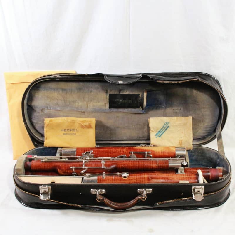 1960 Wilhelm Heckel GmbH Custom Bassoon w/ Accessories & Paperwork image 1