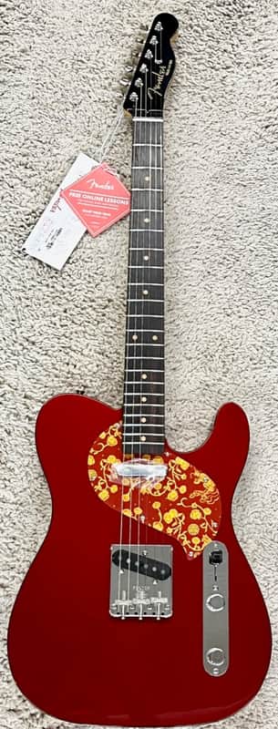 Mint Fender Limited Edition Raphael Saadiq Telecaster Elec. Guitar, Dark Metallic Red image 1