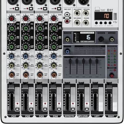 Soundcraft Spirit Live 4-2 24 Channel Mixer w/ Power Supply | Reverb