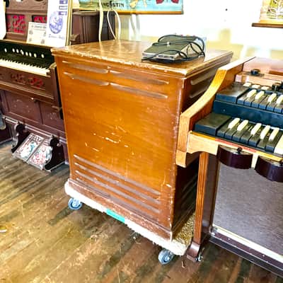 Hammond A-100 with Leslie 145 c 1955- 1974 Mahogany 147 122 B-3 image 2