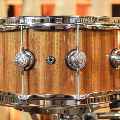 DW 6.5x14 Collector's Cherry/Mahogany Natural Lacquer Snare Drum - SO#1352261 image 3