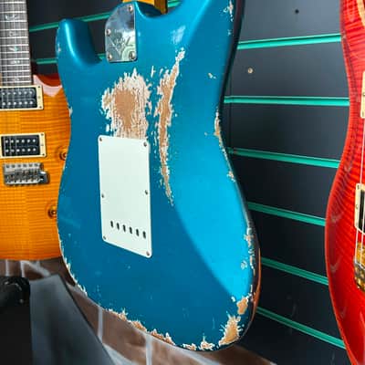 Fender Custom Shop 1959 Stratocaster Heavy Relic Ocean Turquoise 2023 Electric Guitar image 12