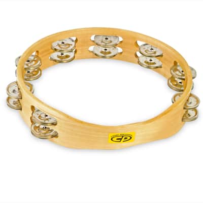 Latin Percussion CP390 CP 10" Headless Double-Row Wood Tambourine