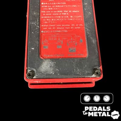 Boss PSM-5 Power Supply & Master Switch with Case (Red Label) 1984 - 1990 - Red X12867 image 3