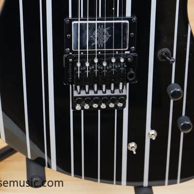 Schecter Synyster Gates Signature Synyster Custom-S - Black with Silver Pinstripes image 6