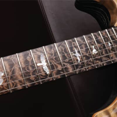 PRS RARE 2016 Private Stock DGT in Frostbite Fade w/Quilt Maple Top, Stained Quilt Maple Fretboard w/Ebony Binding, Flame Maple Neck, Swamp Ash Back with Matching Backplates, Black PRS Tremolo + Phase III Locking Tuners & MOP w/Paua Outline Bird Inlays image 18