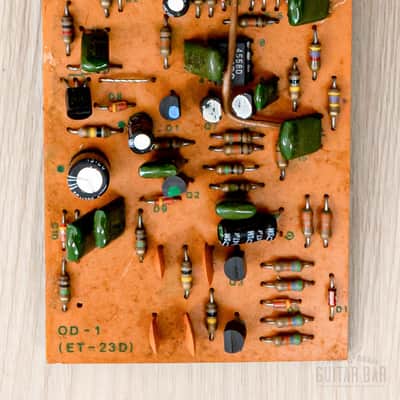 1980 Boss OD-1 Overdrive Long Dash Vintage Effects Pedal, Black Label Japan 4558D image 8