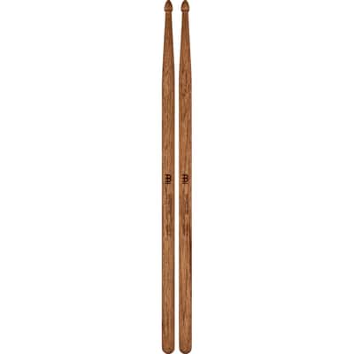 Meinl Waxed 5B Drumstick Hickory Medium Acorn tip Pair image 5